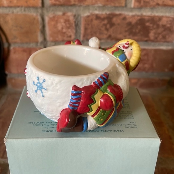 PartyLite Peppermint Pals Votive Holder - Picture 1 of 6